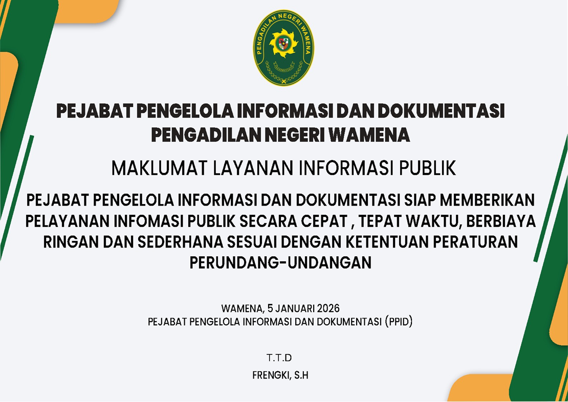 Maklumat Informasi Publik